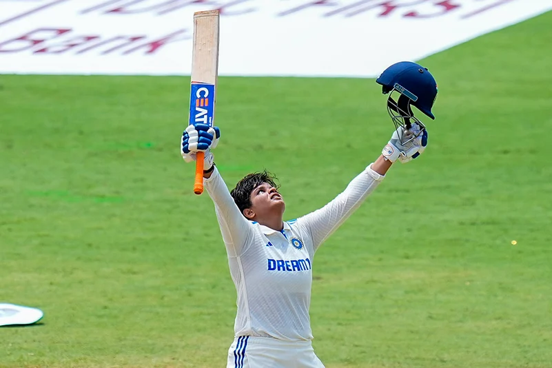 Shafali Verma celebrates her century